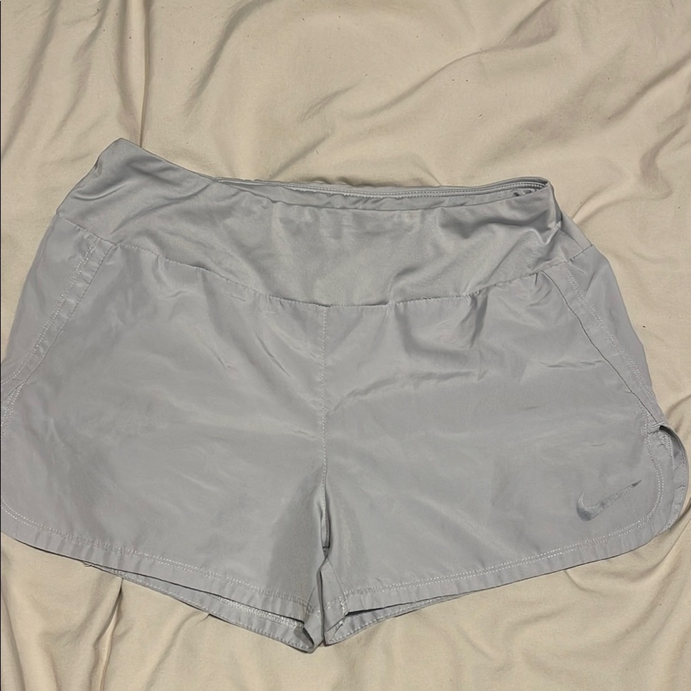 Nike Women's Light Gray Athletic Shorts